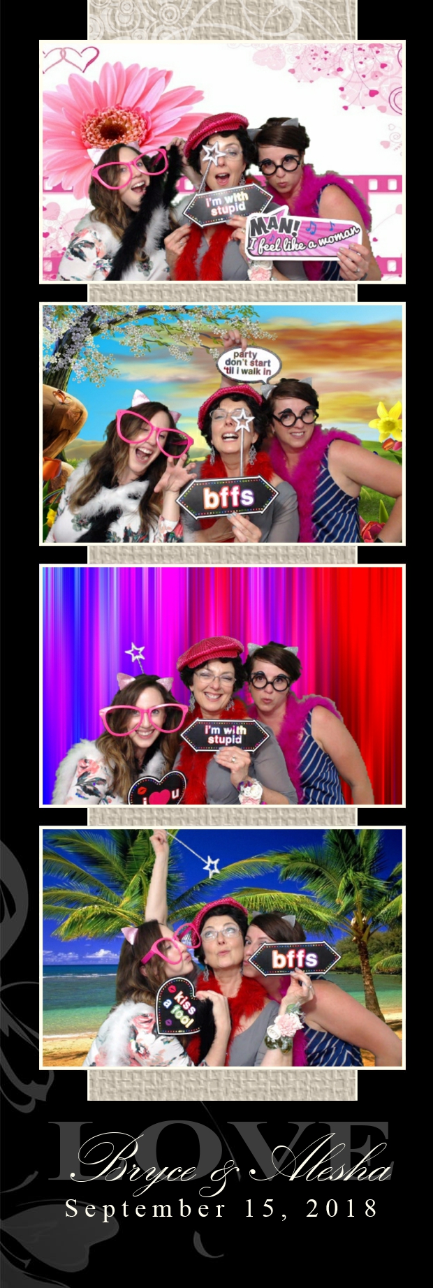 Alesha and Bryce's Wedding | View more photos from the event at gallery.photoboothbillings.com/u/PhotoBoothBillings/Alesha-and-Bryces-Wedding